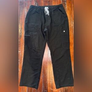 Figs Men’s Scrub Pants in Black Size Large/Short